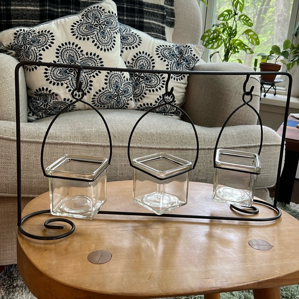 At Home America decor cute hanging storage glassware